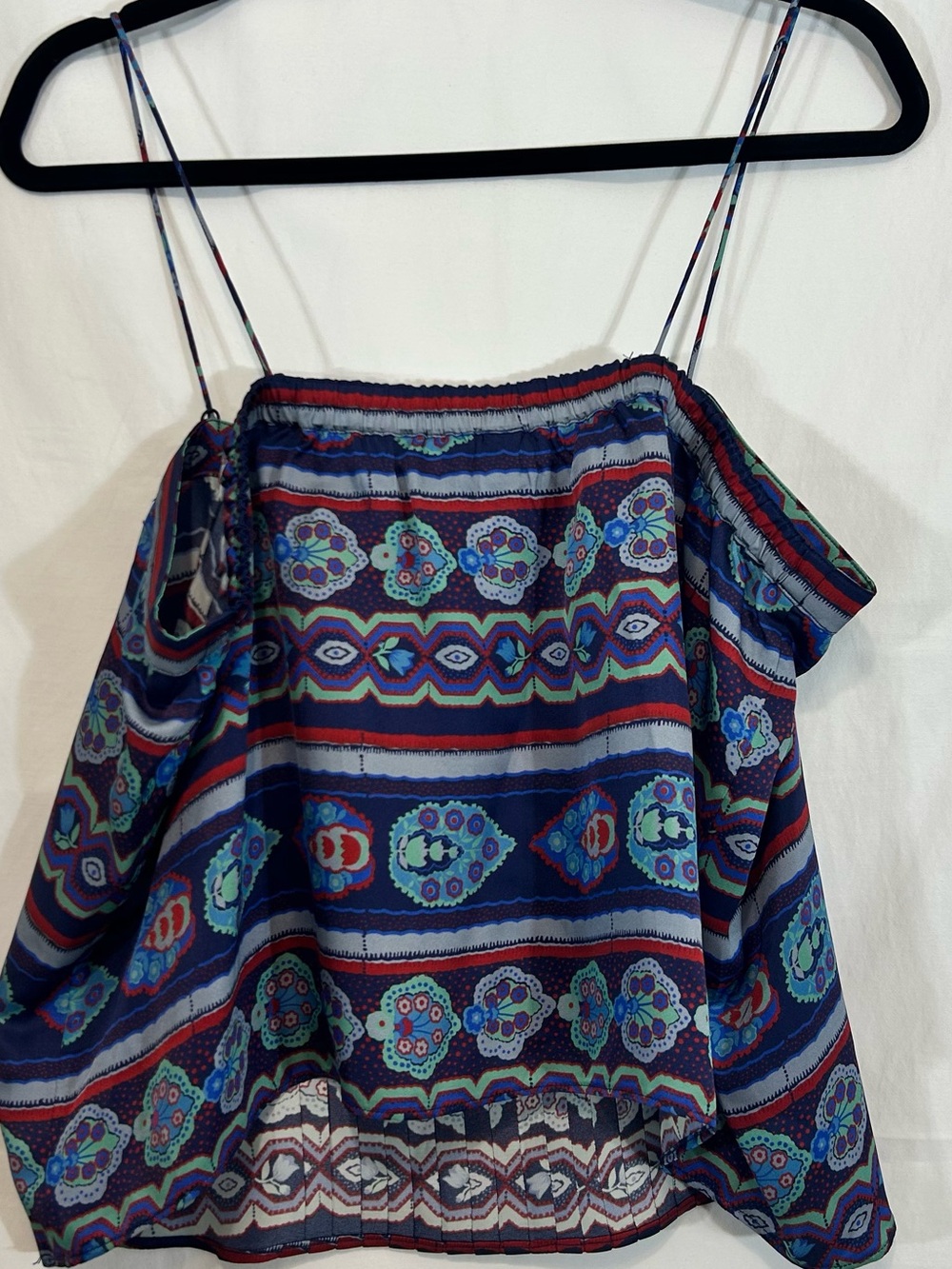NWT Hunter Bell Abbey Top in Garden Mosaic Pleated Cami XL - Picture 6 of 11